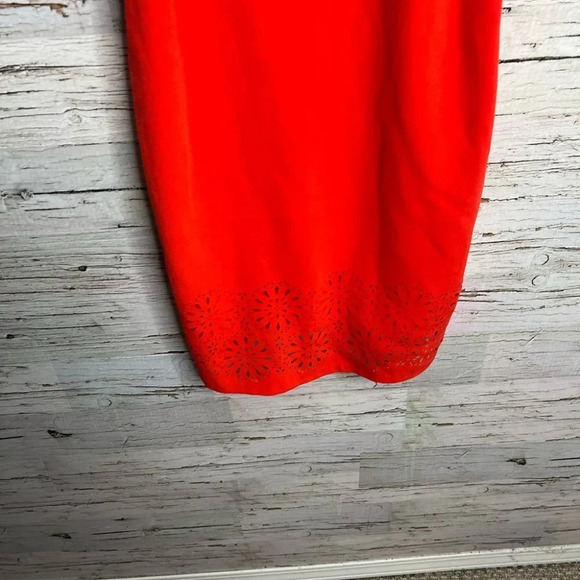 Banana republic dress size 4 orange  red - Picture 2 of 9